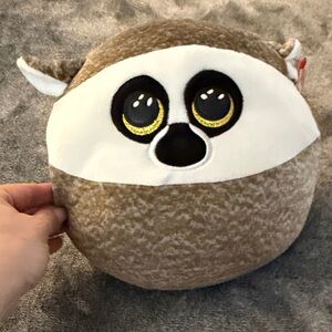 Ty Brown and White Plush Toy